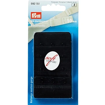 Afbeelding van BH Verlengstuk Soft Comfort Zwart 50mm 86% Polyamide, 14% Elastan
