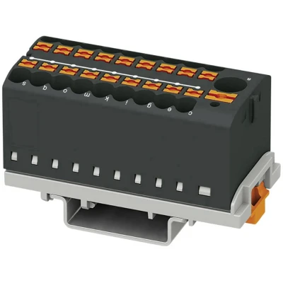 Afbeelding van Phoenix Contact PTFIX 6/18X2,5 NS35 BK 3273124 Verdeelblok 0.14 mm² 2.50 Zwart 8 stuk(s)