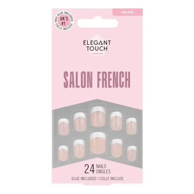 Afbeelding van False nails Elegant Touch French S (24 uds)