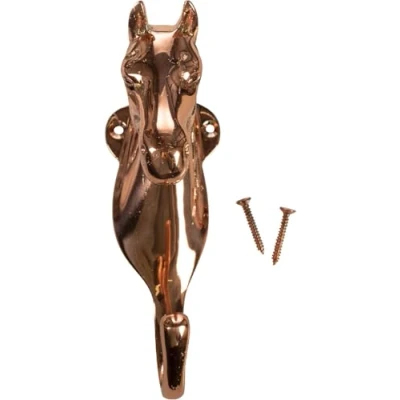 Afbeelding van HKM Hoofdstelhanger Paardenhoofd Koper