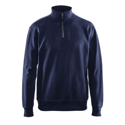 Image de Sweat col camionneur marine