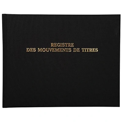 Afbeelding van Exacompta 91E Register 24/32 Effectenbewegingen 100 Pagina&#039;s