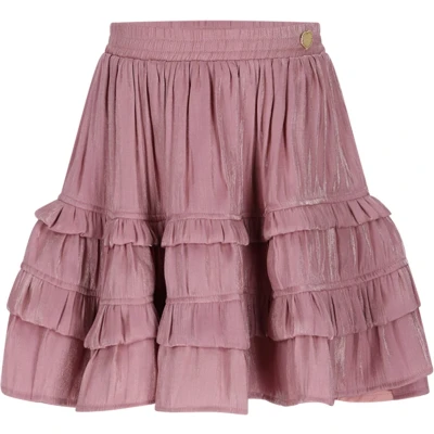 Afbeelding van Le Chic Thamsin Rok Met Ruches *roze* Meisjes 98