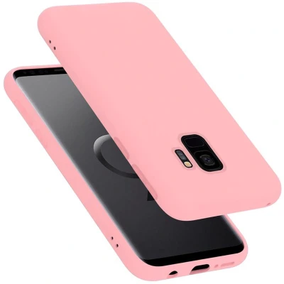 Afbeelding van Cadorabo Hoesje geschikt voor Samsung Galaxy S9 in LIQUID ROZE Beschermhoes gemaakt van flexibel TPU silicone Case Cover