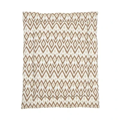 Afbeelding van Meyco Baby Ikat boxkleed sand/toffee 80x100cm