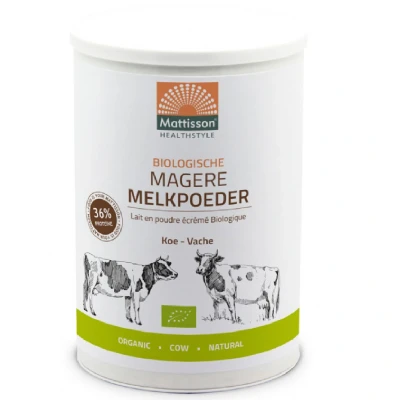 Afbeelding van Mattisson Biologische Magere Melkpoeder 450 g
