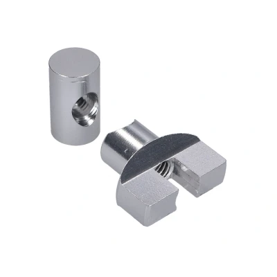 Afbeelding van Écrou pour Tige de Frein, Aluminium, Argent Éloxé Simson S50, S51, S70, S53, S83, KR51/2, SR50, SR80