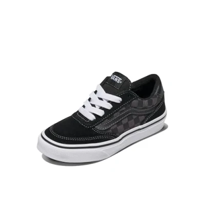 Afbeelding van Vans Brooklyn Ls Kindersneakers, uniseks, Asfalt zwart schaakbord