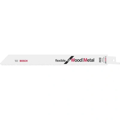 Afbeelding van Bosch Accessories 2608656636 Reciprozaagblad S 1022 HF, Flexible for Wood and Metal Zaagbladlengte 200 mm 100 stuk(s)