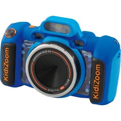 Afbeelding van VTech KidiZoom Duo FX Kindercamera Interactief Speelgoed Foto&#039;s en Video&#039;s Maken vanaf 4 Jaar Blauw