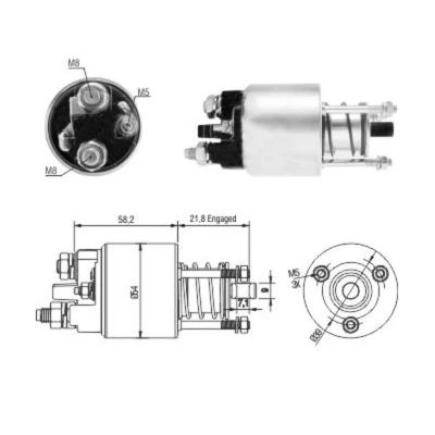 Afbeelding van Magnetische schakelaar, starter MEAT &amp; DORIA 46281