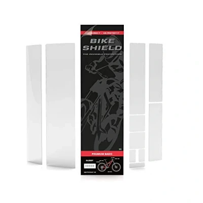 Afbeelding van Bikeshield framebescherming Premium Basic matte bescherm je fiets! bovenbuis onderbuis achterbrug ketting kabel