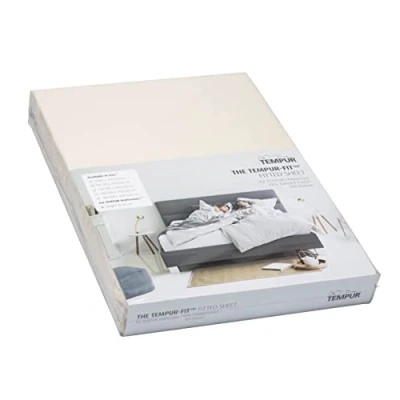 Afbeelding van Hoeslaken TEMPUR® Stretch Jersey Wit 180/200 x 200/220 cm