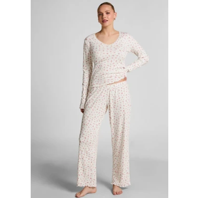 Afbeelding van Hunkemöller Pyjamabroek, Dames, Maat: XSxXS, White