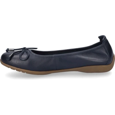 Afbeelding van Josef Seibel Fenja Ballerina&#039;s, Dames, Maat: 42, Indigo Leer