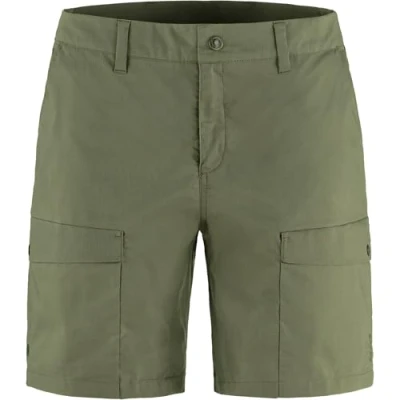 Afbeelding van Fjällräven Abisko Hybrid Trail Short Dames Laurel Green 36 Groen Wandelbroek