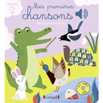 Image de Mes premières chansons volume 2 Livre sonore avec 6 puces Dès 1 an