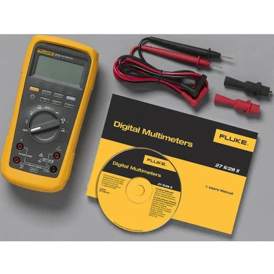 Afbeelding van Fluke 27II/EUR Multimeter Digitaal Waterbestendig (IP67) CAT III 1000 V, IV 600 V Weergave (counts): 6000