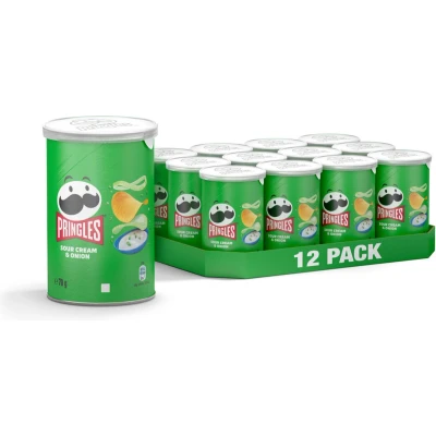 Afbeelding van Pringles Cream &amp; Onion 12x70g