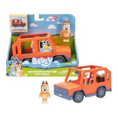 Afbeelding van Bluey&#039;S Car Bluey Familievoertuig Met Chilli Beeldje En Accessoires