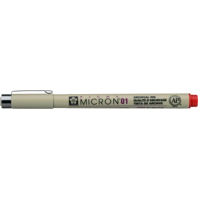 Afbeelding van Sakura Pigma Micron 0.25 mm Archival Ink Pen Rood