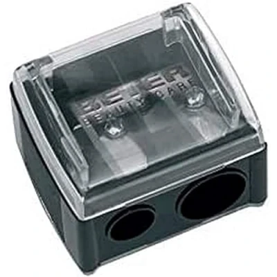 Afbeelding van Beter PENCIL SHARPENER double for cosmetics 8 &amp; 12 mm 1 pz