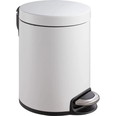 Afbeelding van EKO Serene pedaalemmer 5 ltr, Steel Plastic wit