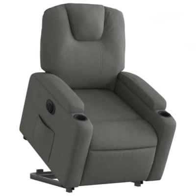 Afbeelding van VidaXL, Fauteuils, Relaxfauteuil met opstahulp elektrische stof