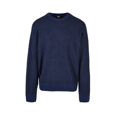 Afbeelding van Urban Classics TWO TONE Trui, Heren, Maat: XL, Darkblue midnightnavy
