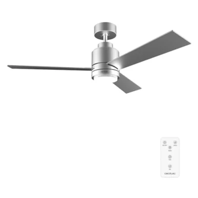 Afbeelding van Cecotec 05837, Huishoudelijke ventilator met bladen, Roestvrijstaal, Plafond, Draadloos, 8 uur, DC