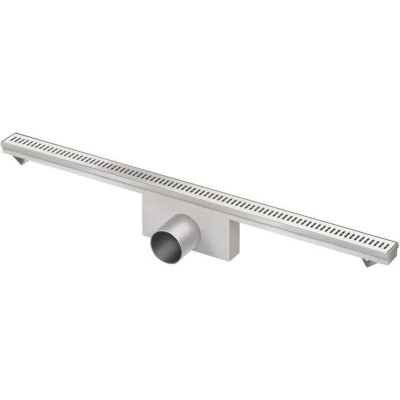 Afbeelding van Van den Berg Perfect Line douchegoot met zijuitlaat 50 mm (rvs) 600 x