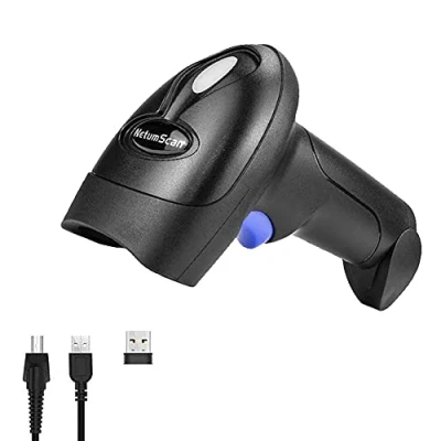 Afbeelding van NetumScan Draadloze 2D Barcodescanner Draagbare QR Scan Barcodelezer PDF417 DataMatrix Maxicode voor NSL8 PC