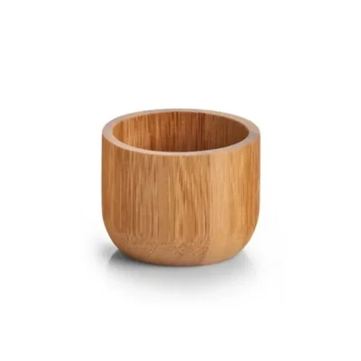 Afbeelding van Eierbekerset, 4 delig, bamboe, ca. Ø 5 x cm