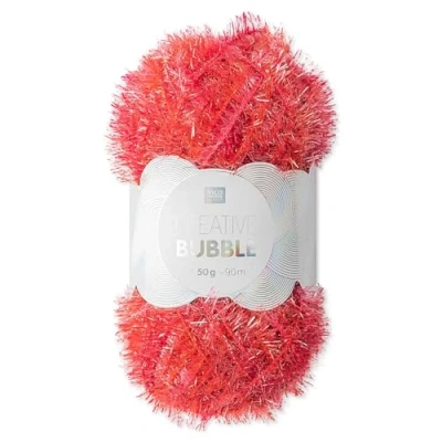 Afbeelding van Frida&#039;s Wollhaus Rico Design Creative Bubble Badgaren, 50 g, wol voor breien en haken, 57 kleuren (004, Pink Mix)