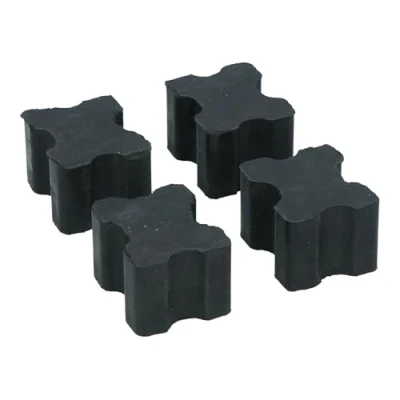 Image de Carpoint limiteurs de course à ressort 38 x 30 mm noir 4 pièces