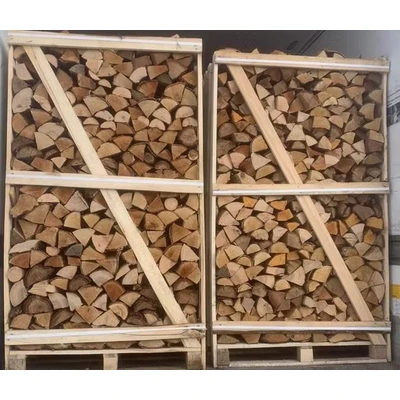 Afbeelding van Pallet oven gedroogd haardhout 1.8 m3 mix Eik, Els en Berk
