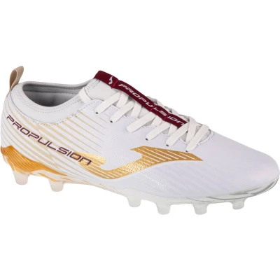 Afbeelding van Joma Propulsion CUP Voetbalschoenen met kunststof noppen, Heren, Maat: 44, White/copper Imitatieleer/ textiel