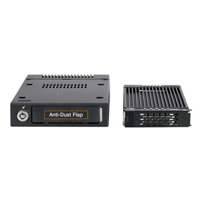 Image de ICY Dock ToughArmor MB601M2K 1B Rack de stockage mobile avec dissipateur thermique M.2 NVMe Card U.2 noir