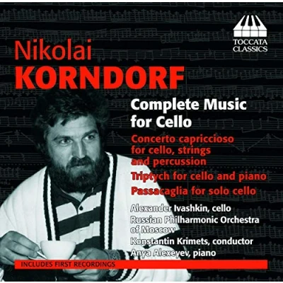 Afbeelding van Alexander Ivashkin, Russian Philharmonic Orchestra Nikolai Korndorf: Complete Music For cello (CD)