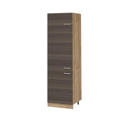 Afbeelding van Vicco Koelkast ombouwkast R Line, Edel grijs/Krachtige eik goud, 60 cm