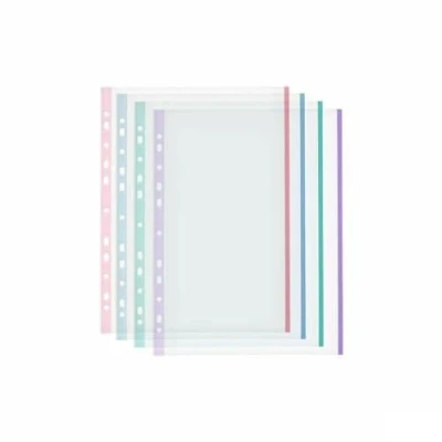 Afbeelding van Hoezen Multicolour A4 Plastic (48 Stuks)