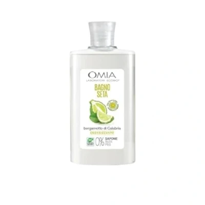 Afbeelding van Omia, EcoBio Bergamot uit Calabrië zijden bad, energiezeep, maakt de huid helder en gehydrateerd, dermatologisch getest, fles van 400 ml