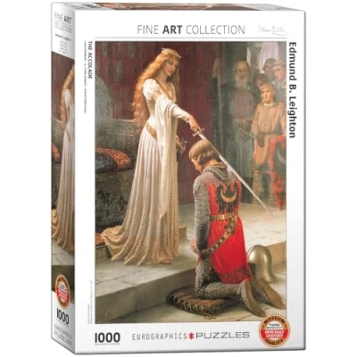 Afbeelding van Eurographics puzzel The Accolade Edmund Blair Leighton 1000 stukjes
