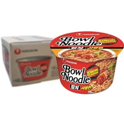 Afbeelding van Nong Shim Instant Bowlnoedels Kimchi 12 x 86 g Asian Food Lovers