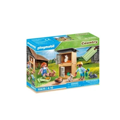 Image de Playmobil Country 70675 Set cadeau Enfants et lapins