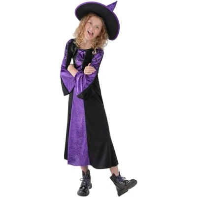 Afbeelding van &quot;Heksenkostuum voor meisjes Halloween Kinderkostuums 104 116&quot;