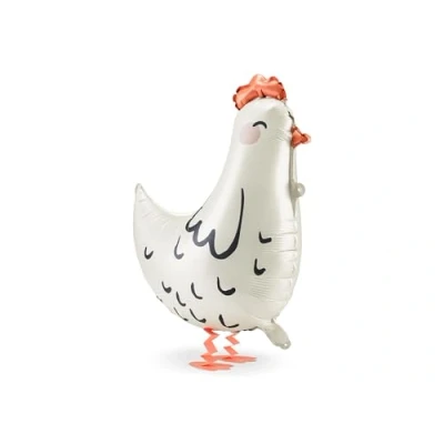 Afbeelding van Partydeco Airwalker kip wit (60 cm)