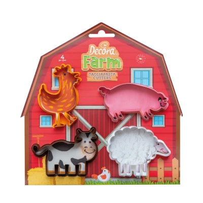 Afbeelding van Koekjes Uitstekers Boerderijdieren Set/4