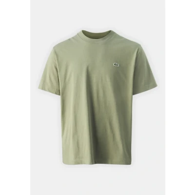 Afbeelding van Lacoste T Shirt Olijfgroen Maat XL Heren Print shirts