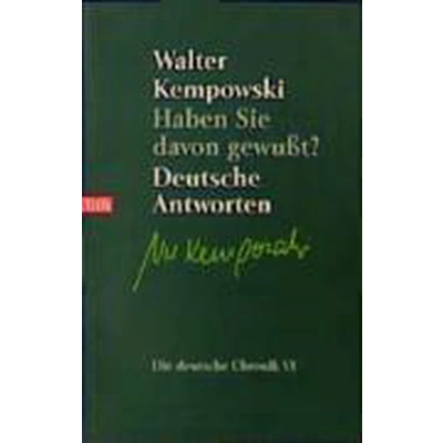 Afbeelding van Haben Sie davon gewußt?